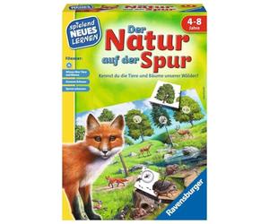 Ravensburger 25041 - Sulle tracce della natura - gioco e apprendimento per bambini, gioco educativo per bambini dai 4 agli 8 anni, nuovo apprendimento giocoso per 2-4 giocatori