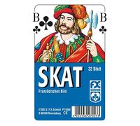 Ravensburger 27003 - Skat, Carte francesi, 32 Carte, Custodia Trasparente [Importato dalla Germania]