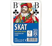 Ravensburger 27005 - Skat, Immagine Francese con Grande Segno angolare, 32 Carte in Scatola Trasparente