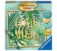 Ravensburger 28795 Good Vibes-Colorare con i Numeri per Adulti. Risultato di Pittura Perfetto Grazie ad Accessori artistici di Alta qualità, Senza Cornice, Multicolore