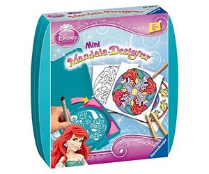 Ravensburger - 29980 5 - Mini Mandala Designer Disney Princess La Sirenetta Ariel