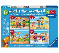 Ravensburger 3057 Weather My First Jigsaw Puzzle per bambini 2 anni in su (2, 3, 4 e 5 pz) giocattoli educativi perfetti e giocattoli per bambini