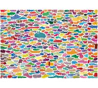 387 cani e un gatto 300 PC grande formato puzzle