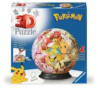 Ravensburger 3D 11595 Kanto Region - 3D Puzzle Ball - for Pokémon Fans Big and S