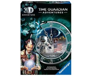 Ravensburger 3D Adventure 11539 TIME GUARDIAN ADVENTURES - Caos en la luna - Juego de sala de escape, para 1 a 4 jugadores - Puzzle 3D cooperativo aventura - Juego de eventos único a partir de 12 años