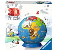 Ravensburger 3D Puzzle 11840 - Pallina puzzle Earth per bambini - palla puzzle composta da pezzi di puzzle tridimensionali - globo per bambini dai 6 anni in su