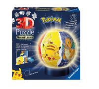 Ravensburger 3D Puzzle Ball Lampada Notturna Pokemon