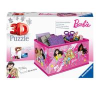 Ravensburger - 3D Puzzle Barbie Storage Box, 216 Pezzi, Include Accessori, 8+ Anni