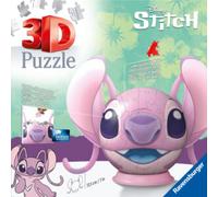 Ravensburger - 3d puzzle disney angel con le orecchie, 72 pezzi, 6+ anni
