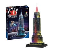 Ravensburger 3D Puzzle Empire State Building Night Edition con Luce 216 Pezz