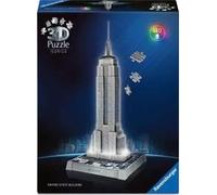 Ravensburger 3D Puzzle Iconics Empire State Building con Licht 216 12008026
