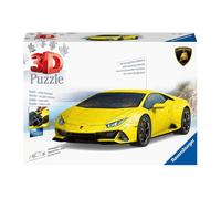 Ravensburger - 3d puzzle lamborghini huracán evo gialla, 108 pezzi, 8+ anni