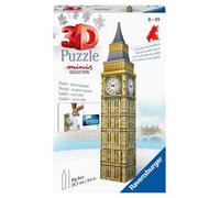 RAVENSBURGER - 3D PUZZLE MINI BIG BEN, 54 PEZZI, 8 ANNI