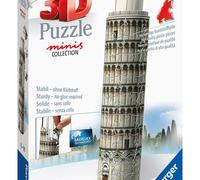 RAVENSBURGER - 3D PUZZLE MINI TORRE DI PISA, 54 PEZZI, 8 ANNI