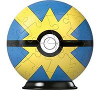 Ravensburger - 3D Puzzle Pokémon Heal Ball gialla-blu, 54 Pezzi, 6+ Anni