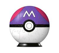 Ravensburger - 3D Puzzle Pokémon Masterball Viola, 54 Pezzi, 6+ Anni