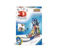 Ravensburger - Puzzle 3D, Portapenne Sneaker Sonic the Hedgehog , per Adulti e B