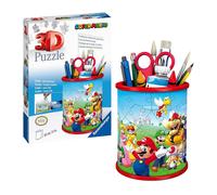Ravensburger 3D Puzzle Portapenne Super Mario, 54 Pezzi