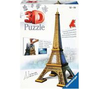 Ravensburger - 3D Puzzle Tour Eiffel, Parigi, 216 Pezzi, 8+ Anni