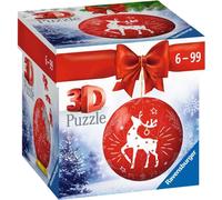Ravensburger 3D puzzleball ornamento natalizio rosso 54 pezzi