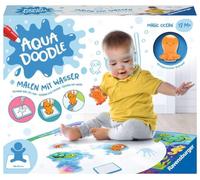 Ravensburger 4568 Aquadoodle Magic Ocean - stampaggio antimacchia e scoperta con acqua - set di timbri con tappetino in tessuto magico per bambini a partire da 1 anno - giocattolo a partire da 1 anno
