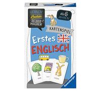 Ravensburger 80543 - Impara a ridere da solo: First English, gioco per bambini dai 6 anni, gioco educativo per 1-4 giocatori, gioco di carte