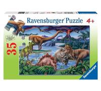 Ravensburger 8613 Dinosaur Playground 35 pezzi, puzzle per bambini