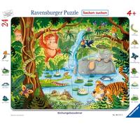 Ravensburger Abitanti della Giungla Puzzle, Incorniciati, 06171