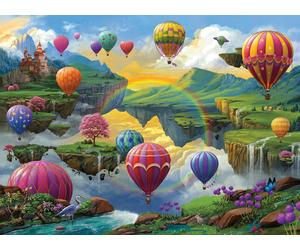 Ravensburger Air Balloon Valley 500 pezzi dell'artista Nathanael Mortensen Des