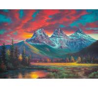 Ravensburger Alberta's Three Sisters 1000 pezzi puzzle per adulti - 12000672 - lavorazione artigianale, made in Germany, ogni pezzo si adatta perfettamente