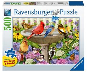 Ravensburger-Alla Piscina per Uccelli Puzzle, Multicolore, 16793
