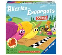 Ravensburger Allez Les Escargots - Gioco da Tavolo per Bambini a Partire dai 3 Anni - Primo Gioco educativo di Colori e corsi - Corso Snail - da 2 a 6 Giocatori - Versione Francese