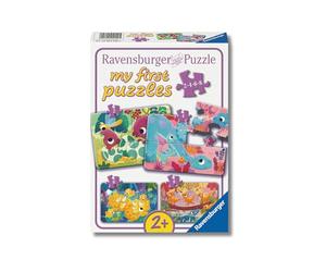 Ravensburger - Amici Dinosauri 2-3-4-5 Pc | Puzzle Bambini 2 Anni | Mini Puzzle | Giochi 18 Mesi | Regalo Bimbo 2 Anni