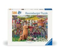 Ravensburger - Amici pelosi in giardino 500 Pezzi | Puzzle Per Adulti 500 Pezzi | Puzzle Adulti | Misure 49x36 | Idee Regalo | Regalo Originale