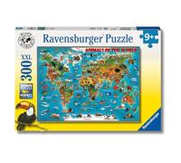 Puzzle Animali del Mondo XXL RAVENSBURGER 300 pezzi