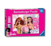 Ravensburger - Barbie, Puzzle Educativo Per Bambini 6+ Anni, 100 Pezzi XXL | Puzzle XXL da 100 pezzi a tema Barbie, gioco educativo e divertente, ideale come regalo originale per bambini dai 6 anni.