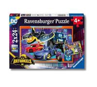 Ravensburger - Batwheels, Puzzle Bambini 4+ Anni, Con 2 Puzzle Da 24 Pezzi | Include 2 puzzle da 24 pezzi di Batwheels, giochi educativi e divertenti, ideali come regalo per ogni occasione dai 4 anni.