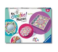 Ravensburger - Be Creative Maxi Mosaico Bambini | Giochi Creativi Bambina 8 Anni o Piú | Kit Lavoretti Creativi per Bambini | Idee Regalo Bambina 8 Anni
