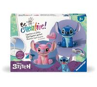 Ravensburger - Be Creative Maxi Stitch | Giochi Creativi Bambini 7+ | Kit creativo Stitch per modellare e dipingere figure in gesso. Dai 7 anni, ideale per bambini che amano arte e lavoretti.