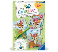 Ravensburger - Be Creative Midi: Il mio Primo Mosaico Dolce Cerbiatto, Gioco Creativo Fai-da-te, Lavoretti Creativi, Modella e Dipingi in Gesso, Idea Regalo Bambino e Bambina 4+ Anni