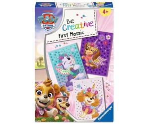 Ravensburger - Be Creative Midi: Il mio Primo Mosaico Paw Patrol | Giochi Creativi Bambini 4 Anni o Piú | Kit Lavoretti Creativi per Bambini | Idee Regalo Bambini 4 Anni