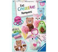 Ravensburger - Be Creative - Be Creative Midi: PonPon Kawaii Portachiavi | Giochi Creativi Bambini 4 Anni o Piú | Kit Lavoretti Creativi per Bambini | Idee Regalo Bambini 4 Anni