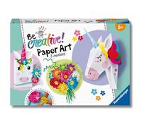 BE CREATIVE PAPER ART FIORI E UNICORNO