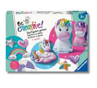 Ravensburger - Be Creative Midi XL: Creazioni in Gesso Unicorni, Gioco Creativo Fai-da-te, Lavoretti Creativi, Infilare Perline, Regalo Bambino e Bambina 7+ Anni