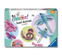 Ravensburger - Be Creative Midi XL | Set Perline Animaletti | Giochi Creativi | Bambina 6 Anni | Giochi Bambina 6 Anni o più | Kit Lavoretti Creativi per Bambini | Perline Da Stirare 8 creazioni