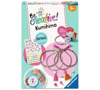 Ravensburger BeCreative 25540-Braccialetto dell'amicizia Kumihimo e Tatuaggi, Fai da Te, per Bambini dai 6 Anni in su, 25540