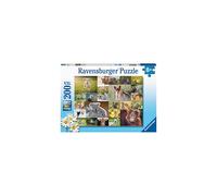 RAVENSBURGER BIBILY's PUALLES - 13353 Cute Animal Nebys - 200 pezzi puzzle per bambini da 8 anni