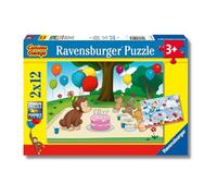 Ravensburger - Bing | Puzzle Bambini 3 Anni | Puzzle 2x12 Pezzi | 26x18cm | Puzzle Bambini 3 Anni | Regalo Bambina 3 Anni E Bambino | Bing Personaggi