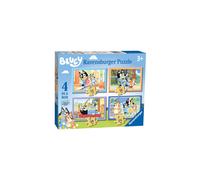 Ravensburger Bluey - 4 in scatola (12, 16, 20 e 24 pezzi) Puzzle per bambini dai 3 anni in su