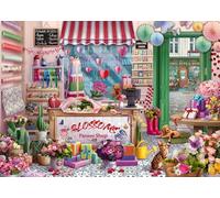 Ravensburger - Boutique Floreale 1000 Pezzi | Puzzle 1000 Pezzi | Dimensione Di 50 X 70 | Ravensburger Puzzle | Idee Regalo